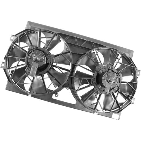 Dual Radiator and Condenser Fan Assembly for Chrysler Cirrus 1995-2000 for Dodge Stratus 1995-2000 for Plymouth Breeze 1996-2000 Replacement 4761507, 4592084, 4798894 1 PCS in Saudi Arabia