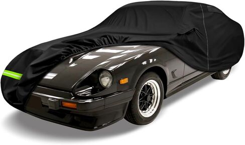 Waterproof Car Cover Compatible with 1965-1986 Nissan/Datsun 520/620/720 Single Cab 6ft Short Bed Accessories, All Weather Classic Car Covers with Inner Cotton&Zipper Door for Snow Rain Protection in Saudi Arabia