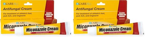CareAll Miconazole Nitrate 2% Antifungal Cream 1.0 oz., Cures Most Athlete’s Foot, Jock Itch, Ringworm, Compare to Leading Brand in Kuwait