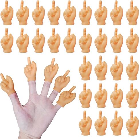 أيدي صغيرة، 30 قطعة من الأصابع الوسطى، هدايا مضحكة لحفلات البالغين، تصميم واقعي لتزيين عيد الميلاد in Kuwait