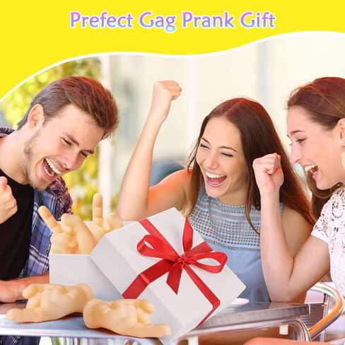 أيدي صغيرة، 30 قطعة من الأصابع الوسطى، هدايا مضحكة لحفلات البالغين، تصميم واقعي لتزيين عيد الميلاد in Kuwait