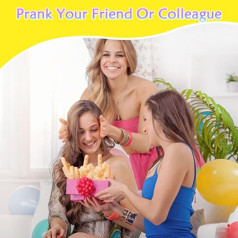 أيدي صغيرة، 30 قطعة من الأصابع الوسطى، هدايا مضحكة لحفلات البالغين، تصميم واقعي لتزيين عيد الميلاد in Kuwait