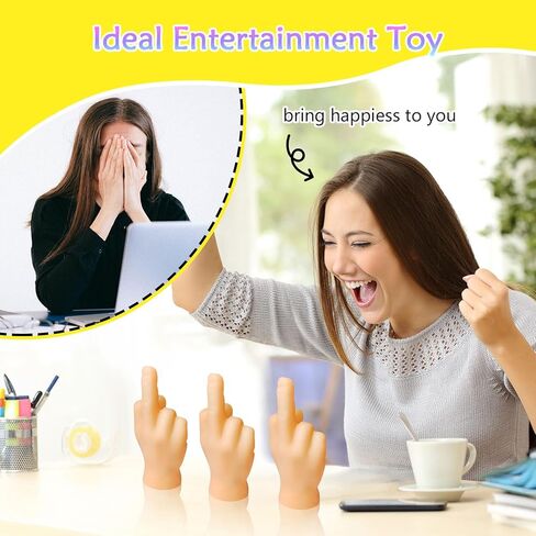 أيدي صغيرة، 30 قطعة من الأصابع الوسطى، هدايا مضحكة لحفلات البالغين، تصميم واقعي لتزيين عيد الميلاد in Kuwait