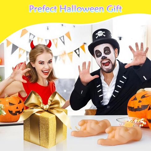 أيدي صغيرة، 30 قطعة من الأصابع الوسطى، هدايا مضحكة لحفلات البالغين، تصميم واقعي لتزيين عيد الميلاد in Kuwait