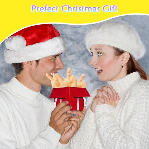 أيدي صغيرة، 30 قطعة من الأصابع الوسطى، هدايا مضحكة لحفلات البالغين، تصميم واقعي لتزيين عيد الميلاد in Kuwait