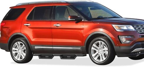 APS Stainless Steel 6.5in Nerf Bars Pocket Steps Square Tube Rocker Guards Compatible with Ford Explorer SUV 4-Door 11-19 in Saudi Arabia