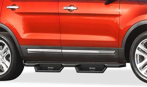 APS Stainless Steel 6.5in Nerf Bars Pocket Steps Square Tube Rocker Guards Compatible with Ford Explorer SUV 4-Door 11-19 in Saudi Arabia