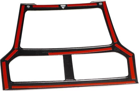 Car Interior Accessories Dashboard Console Navigation Cover Frame Trim Compatible with Ford Explorer 2011-2015,Plastic in Saudi Arabia