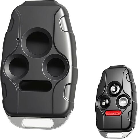 Cutting NOT Required - for Honda Key Fob Shell - Compatible with Honda Accord 2003-2012,Civic EX 2006-2013,Pilot 2009-2015,CR-V 2005-2006 - Premium Durable,Scratch-Resistant,4-Button in Saudi Arabia