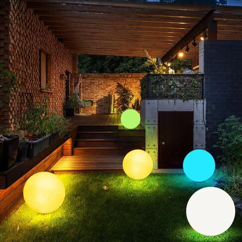 مصباح كرة LED مقاس 12 بوصة، ضوء كرة متوهج متغير مع جهاز تحكم عن بعد، مصباح أرضي ناعم قابل للتعتيم، مصباح مزاج قابل لإعادة الشحن، أضواء ليلية لاسلكية مزخرفة مقاومة للماء لفناء غرفة النوم المنزلية والحضانة in Kuwait