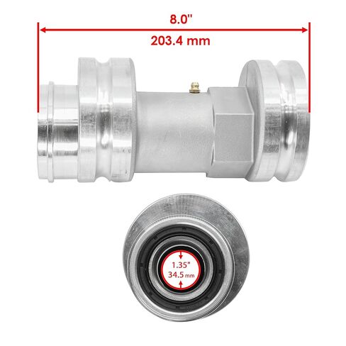Caltric Rear Axle Bearing Housing Carrier Hub Compatible with Polaris Sportsman 500 6X6 2000-2008 in Saudi Arabia