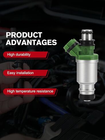 FJ295 Fuel Injectors 4PCS (2.2L 2.0L) For Toyota Camry 1992-2000,Celica 1992-1999,MR2 1992-1995,RAV4 1998-2000,Solara 1999-2000,2320974100 2325074100 in Saudi Arabia