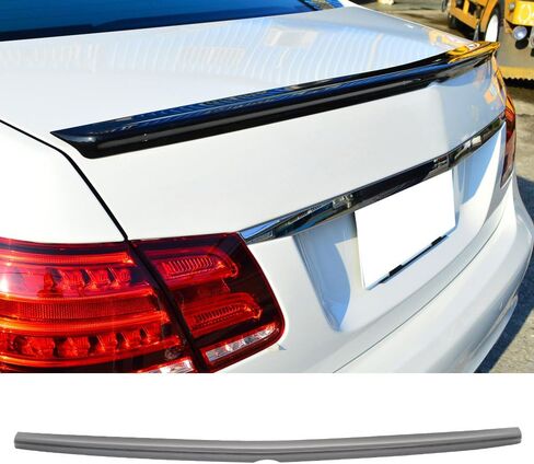 Trunk Spoiler Compatible with 2010-2016 Mercedes Benz E-Class W212 Sedan, A Style ABS Rear Deck Lip Wing by IKON MOTORSPORTS, 2011 2012 2013 2014 2015 in Saudi Arabia