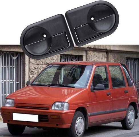 مقبض باب داخلي من Riloer، 83110A72B01+83130A72B01 أسود، 1991-2000 متوافق مع Daewoo Tico Kly3، قطعتان يسار ويمين in Saudi Arabia