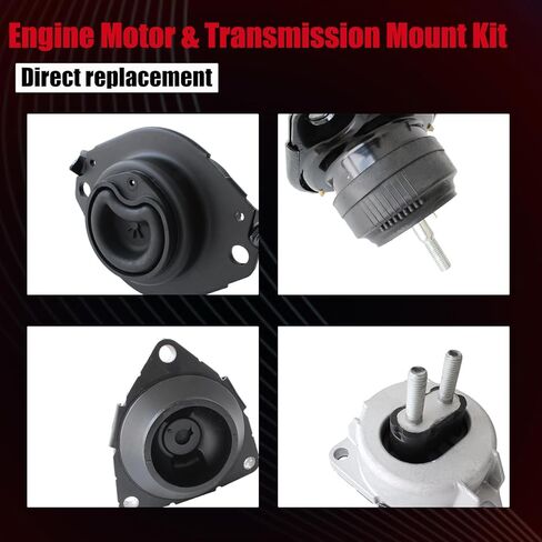 حوامل محرك AUCERAMIC وحامل ناقل الحركة مناسب لـ 2011-2021 Jeep Grand Cherokee 2013-2022 Dodge Durango 3.6L 5.7L 6.4L استبدال # A5611 A5611 A5488 68032662AD 68032662AE in Saudi Arabia