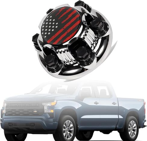 6 Lugs Plating Wheel Center Cap Compatible with Silverado Suburban Avalanche Tahoe Express&Savana Sierra Yukon 16" 17" Wheels in Saudi Arabia