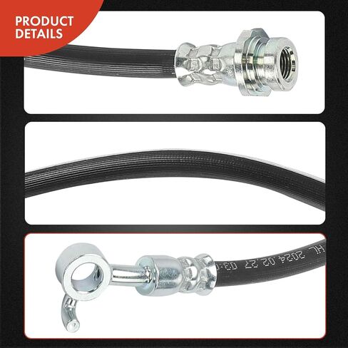 A-Premium Front Passenger Side Brake Hydraulic Hose Compatible with Select Nissan Models - Kicks 2018-2023 - Replace# 462105RB0B in Saudi Arabia