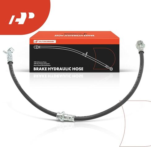A-Premium Front Passenger Side Brake Hydraulic Hose Compatible with Select Nissan Models - Kicks 2018-2023 - Replace# 462105RB0B in Saudi Arabia