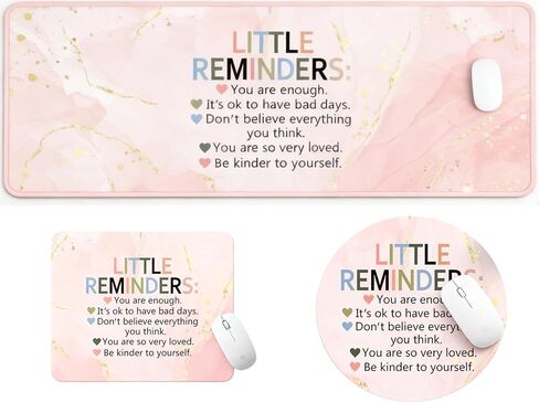 Christian Mouse Pad - Be Still and Know That I Am God Psalm 46:10 - Inspirational Religious Desk Accessory - Non-Slip Rubber Base - Gold Sparkle Design in Saudi Arabia
