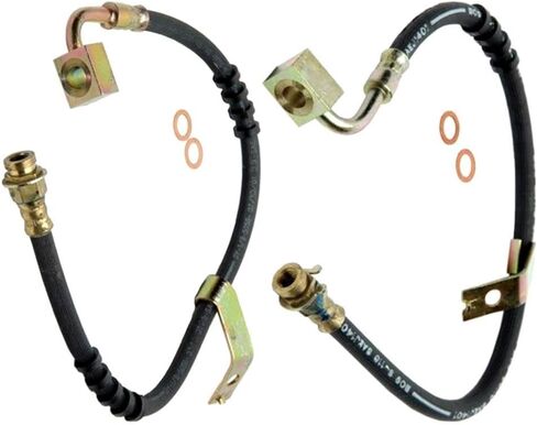 2PCS Brake Hose - Front Brake Hoses Brake Hydraulic Hose fits Dodge Dakota 1988 in Saudi Arabia