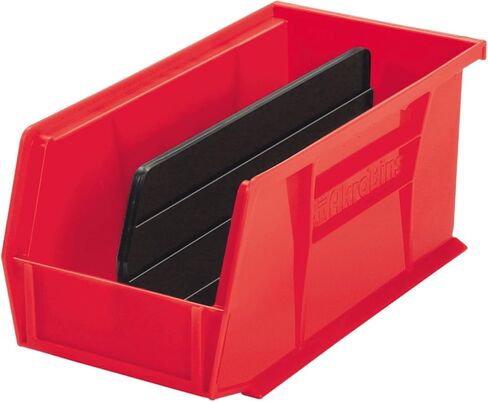 Akro-Mils 41270 Crosswise Width Plastic Divider for 30270 AkroBin Storage Bins, Black, (6-Pack) in Kuwait