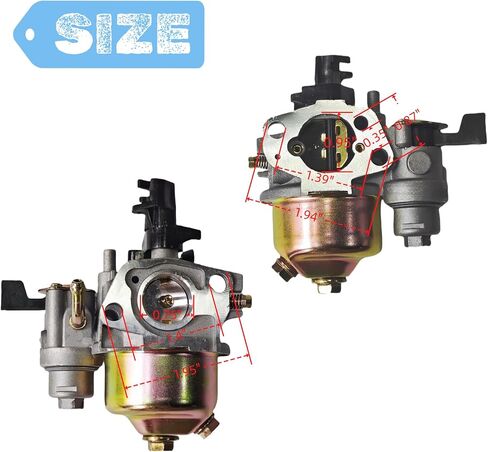 استبدال المكربن ​​GX160 لـ Hon-da- GX120 GX140 GX200 5.5HP 6.5HP المحرك مع خط وقود فلتر الهواء يستبدل 16100-ZH8-W61 16100-ZE1-814 16100-ZE1-825 in Kuwait