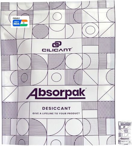 Absorpak Desiccant Pouches - 200 pcs Pack, Moisture Absorbers for Shoes, Jewelry, Clothes or Electronics, Ideal for Households, Food Pantries, Dried Food, Pet food, for Moisture, Medium in Saudi Arabia
