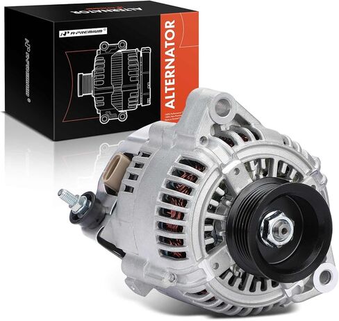 A-Premium Alternator Compatible with Toyota 1993-1998 Supra L6 3.0L & Lexus 1995-1995 SC300 L6 3.0L,12V 100A CW 6-Groove Pulley, Replace# 101211-7020 in Saudi Arabia