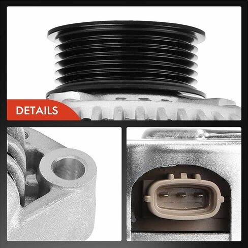 A-Premium Alternator Compatible with Toyota 1993-1998 Supra L6 3.0L & Lexus 1995-1995 SC300 L6 3.0L,12V 100A CW 6-Groove Pulley, Replace# 101211-7020 in Saudi Arabia