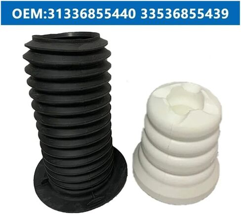 2 قطعة المطاط العازلة تعليق امتصاص الصدمات غطاء غبار 31336855440 33536855439 ل BM F20 F30 F34 116i 120d 218 320i 325d 330i (2 قطعة الخلفية) in Saudi Arabia