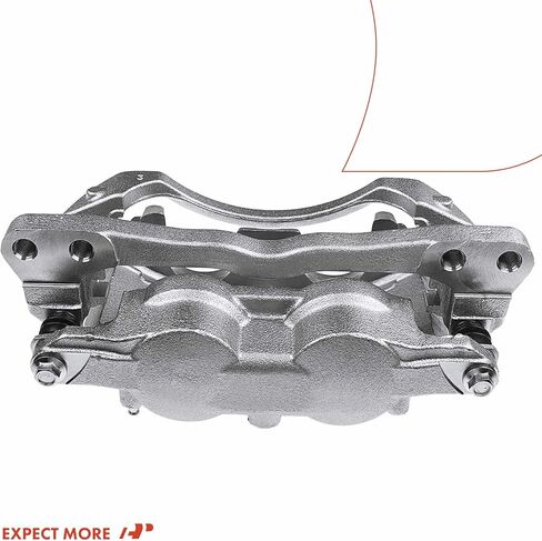 مجموعة فرجار الفرامل القرصية الممتازة مع دعامة متوافقة مع موديلات فورد المختارة - F-450/F-550 Super Duty 2017 2018 2019 2020 - جانب السائق الأيسر الأمامي in Saudi Arabia