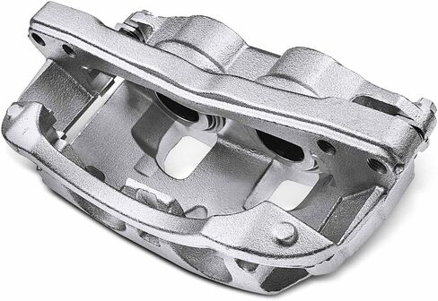 مجموعة فرجار الفرامل القرصية الممتازة مع دعامة متوافقة مع موديلات فورد المختارة - F-450/F-550 Super Duty 2017 2018 2019 2020 - جانب السائق الأيسر الأمامي in Saudi Arabia