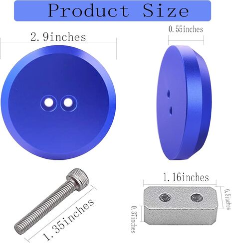 محول وسادة جاك مصنوع من مادة مؤكسدة لكورفيت C7/C6 الترباس على نقاط جاك مقبس أرضية من الألومنيوم 4 قطع (أزرق) in Kuwait