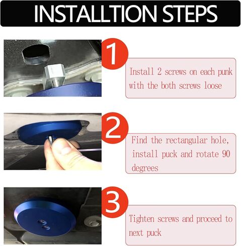 محول وسادة جاك مصنوع من مادة مؤكسدة لكورفيت C7/C6 الترباس على نقاط جاك مقبس أرضية من الألومنيوم 4 قطع (أزرق) in Kuwait