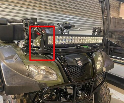 iJDMTOY Universal Fit Side Brackets Compatible with Mounting Double Row Straight or Curve LED Light Bar (Most 20 30 40 42 50 52 Inches) in Saudi Arabia