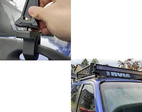 iJDMTOY Universal Fit Side Brackets Compatible with Mounting Double Row Straight or Curve LED Light Bar (Most 20 30 40 42 50 52 Inches) in Saudi Arabia