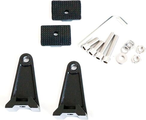 iJDMTOY Universal Fit Side Brackets Compatible with Mounting Double Row Straight or Curve LED Light Bar (Most 20 30 40 42 50 52 Inches) in Saudi Arabia