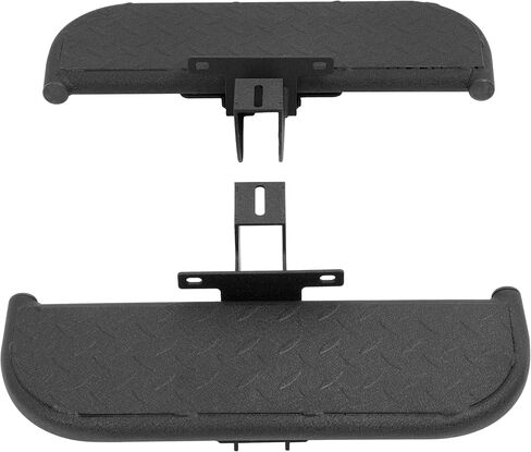 Side Steps Compatible with 2018-2025 Jeep Wrangler JL 2-Door, High-Strength Running Boards, Steel Step Bars, Powder-Coated 2-Piece Set in Saudi Arabia