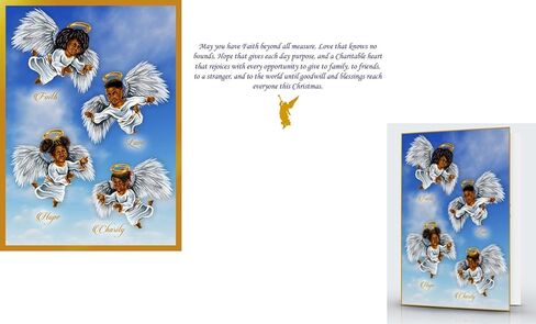 African American Christmas Holiday greeting cards in Saudi Arabia