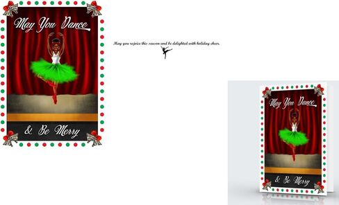African American Christmas Holiday greeting cards in Saudi Arabia