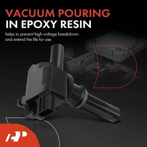 A-Premium 2 Ignition Coils with 2 Wire Compatible with Hyundai Sonata 1999-2005, Santa Fe 2001-2006 & Kia Optima/Magentis 2001-2006, 2.4L in Saudi Arabia