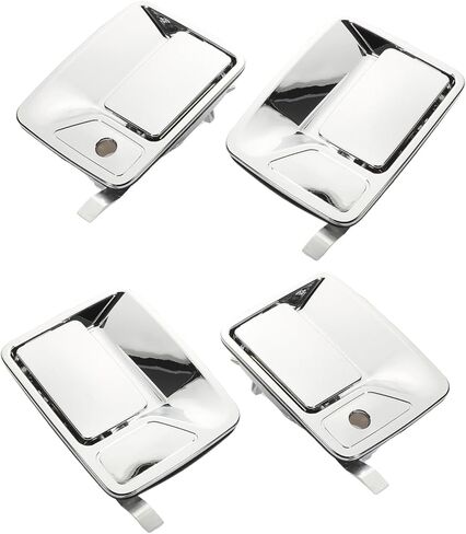 Chrome Exterior Door Handle fit for F250 F350 F450 F550 Super Duty Truck 1999-2016 Excursion 2000-2006 Outer Front and Rear Left Right Door Handles 7C3Z2522405AA FL 7C3Z2522404AA FR 4Pcs in Saudi Arabia