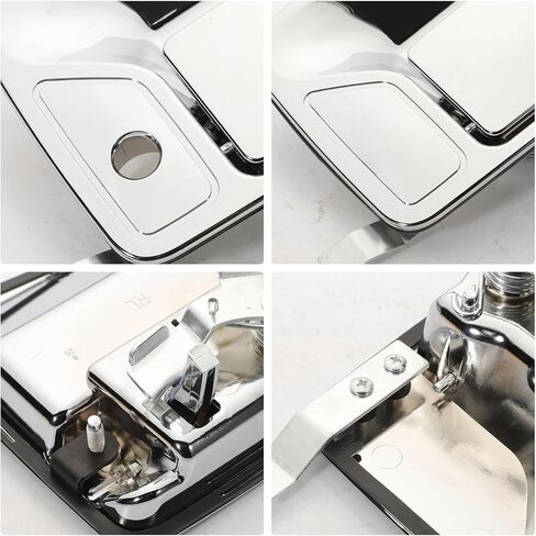 Chrome Exterior Door Handle fit for F250 F350 F450 F550 Super Duty Truck 1999-2016 Excursion 2000-2006 Outer Front and Rear Left Right Door Handles 7C3Z2522405AA FL 7C3Z2522404AA FR 4Pcs in Saudi Arabia