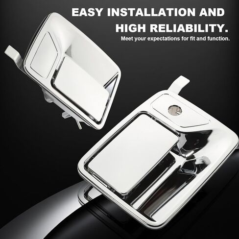 Chrome Exterior Door Handle fit for F250 F350 F450 F550 Super Duty Truck 1999-2016 Excursion 2000-2006 Outer Front and Rear Left Right Door Handles 7C3Z2522405AA FL 7C3Z2522404AA FR 4Pcs in Saudi Arabia