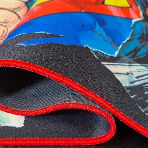 SUBSONIC - لوحة ماوس XXL Superman مقاس 90 × 40 سم - وسادة مكتب مع قاعدة مضادة للانزلاق، لوحة ماوس للألعاب - مرخصة رسميًا من DC Comics in Kuwait