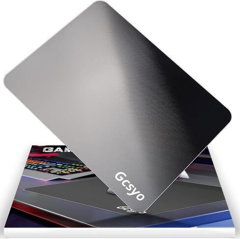 Professional Glass Gaming Mouse Pad for Logitech G502/G PRO/G703, Large Non Slip Mousepad for Avid Gamer-Special Glass Surface with Improved Precision and Speed for Smooth Mouse Control in Saudi Arabia