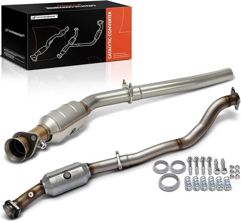 A-Premium 2-PC Catalytic Converter Kit Direct-Fit Compatible with Jeep Grand Cherokee 2011-2021 & Dodge Durango 2011-2023, 5.7L, E.P.A. Compliant in Saudi Arabia