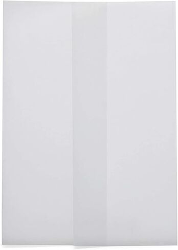 25 عبوة من سترات Vellum مقاس 12.7 × 7 بوصة، بطانات مغلفات ورقية شفافة مطوية مسبقًا لبطاقات الزفاف وسجلات القصاصات in Saudi Arabia