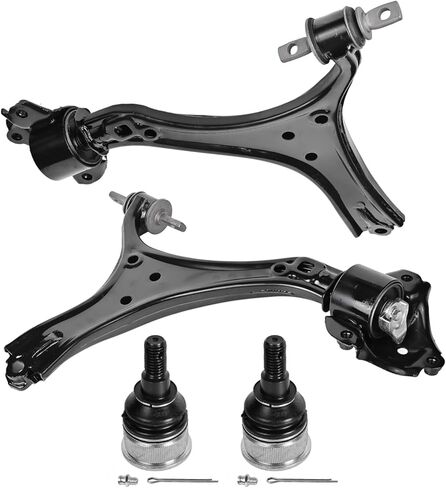 Front Lower Control Arm Fit for Honda Accord 2013 2014 2015 2016 2017 K642509 K642517 K500315 + 2 Ball Joint - 4 Set Suspension Kit in Saudi Arabia