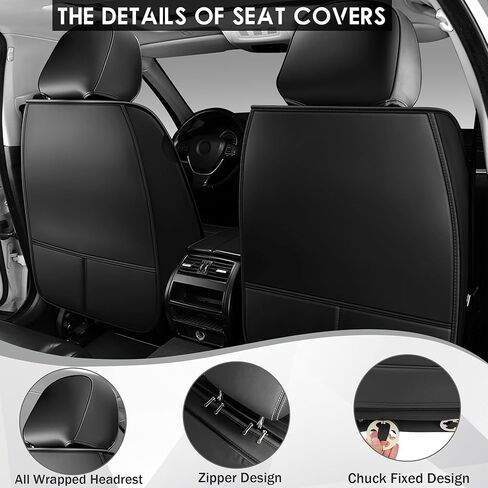 Car Seat Covers for Honda Odyssey 2000-2026, 5 Piece Set Nappa Leather Non-Slip Seat Protectors, Breathable Seat Cover Set. (Standard 5 Seats, Beige) in Saudi Arabia